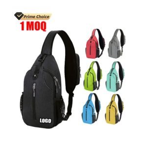 Unisex nylon Sling Backpack