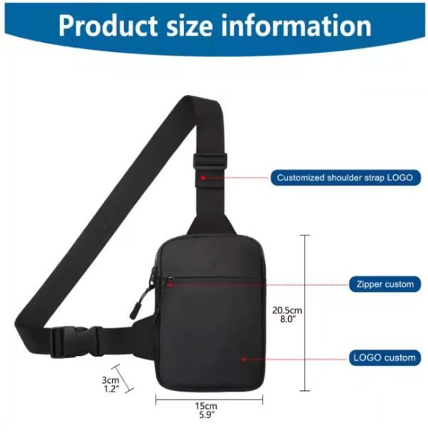 Small square Sling Messenger Bag