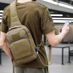 AYPPRO 1000D Cordura Nylon Custom Tactical Single Sling Crossbody Messenger Backpack
